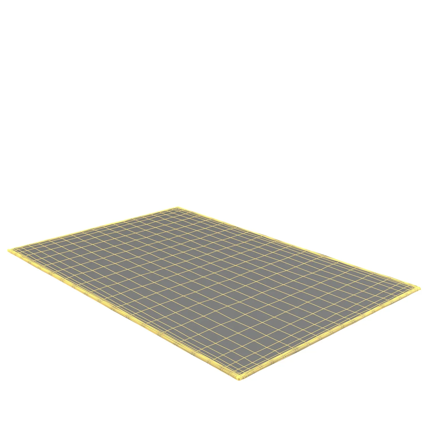 Jaina Handmade Wool Beige Rug PBR 3D Model_07